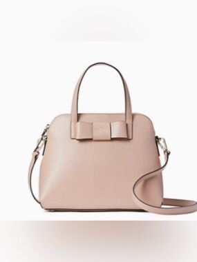 Kate Spade Matthews Robinson Street Maise Leather Satchel- Rosy Cheeks